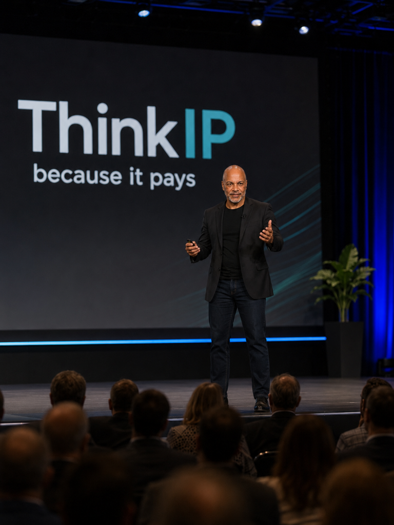 Dr M speaking at ThinkIP event