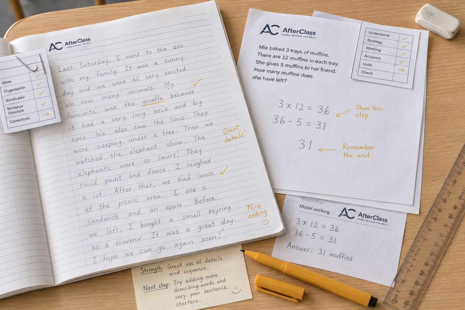 Marked Student Work