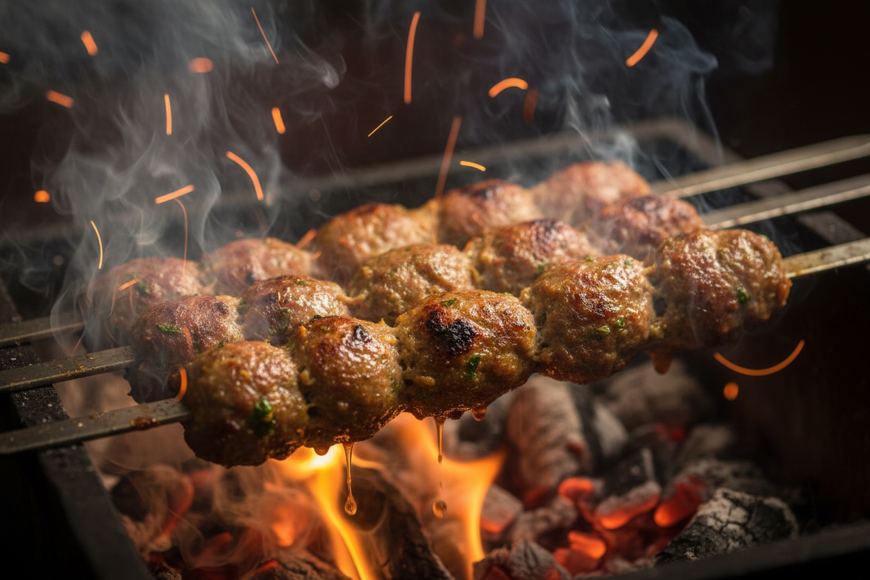 Kabobs on the grill