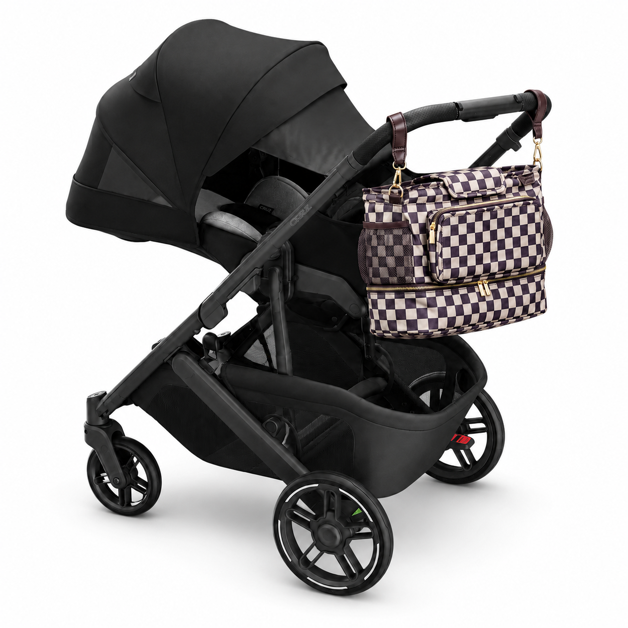 JOONI bag on UPPAbaby Cruz stroller
