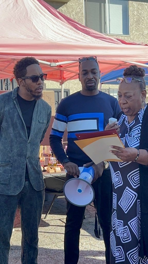 Reading the Award — Cylinda Johnson Legacy Tribute