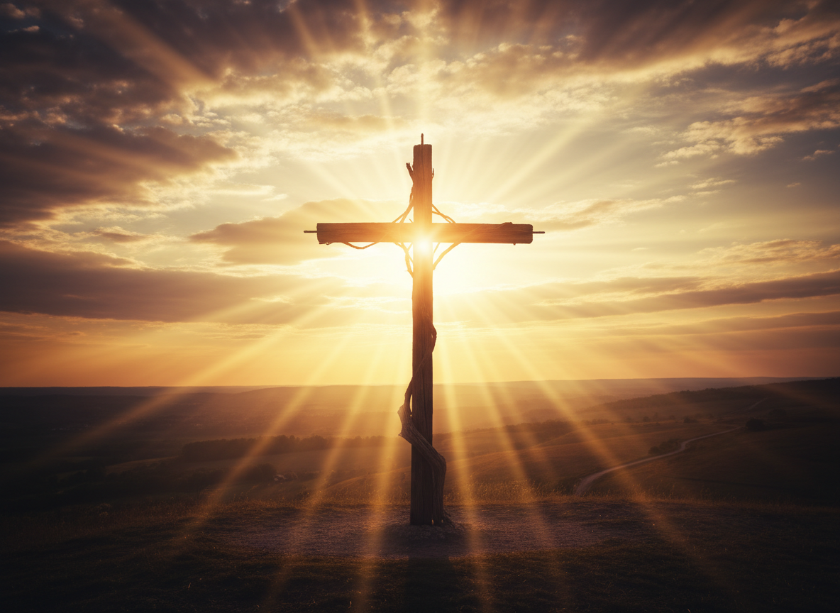 The Cross at sunset