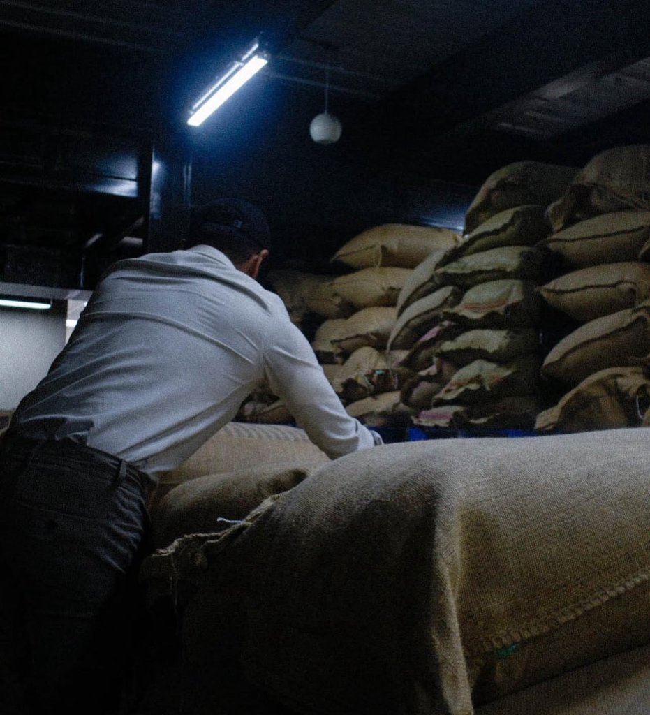 Green coffee beans