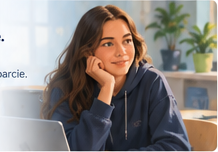 A student during a mentoring conversation