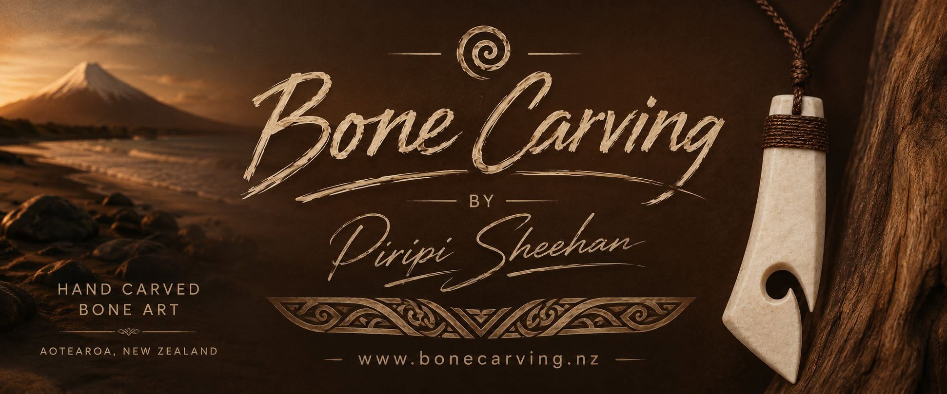 Bone Carving by Piripi Sheehan