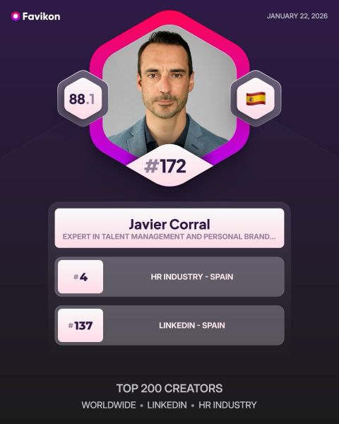 Favikon #172 Top 200 Creators — Javier Corral #4 HR Spain