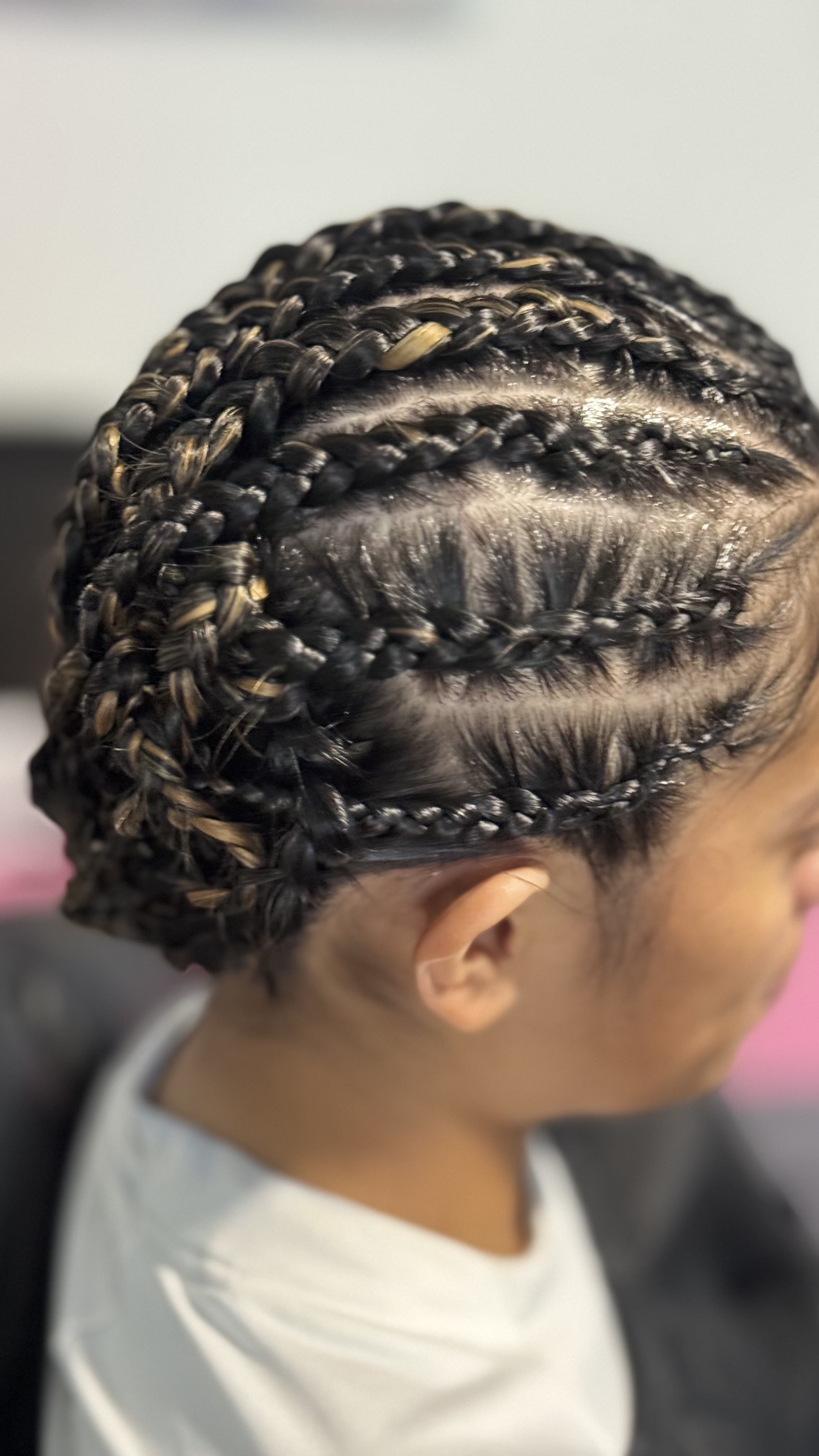Cornrows · Blonde Highlights