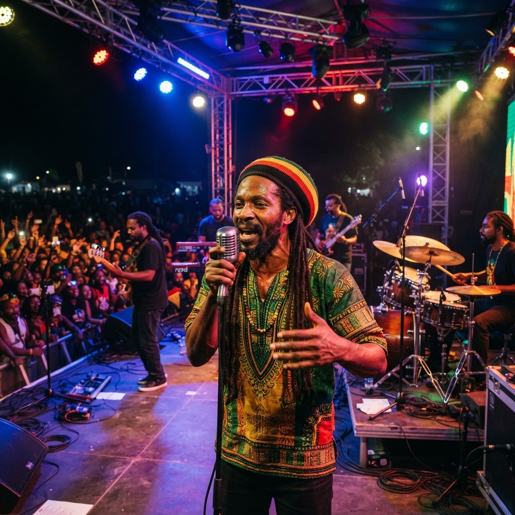 Osagyefo Prepares for Kwame Nkrumah Reggae Festival Performance Tonight