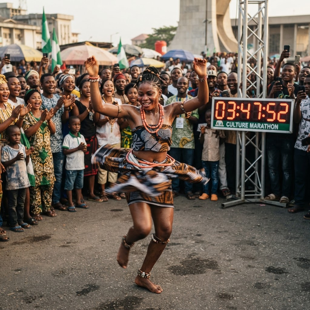Nigerian Dancer Attempts Seven-Day Non-Stop World Record