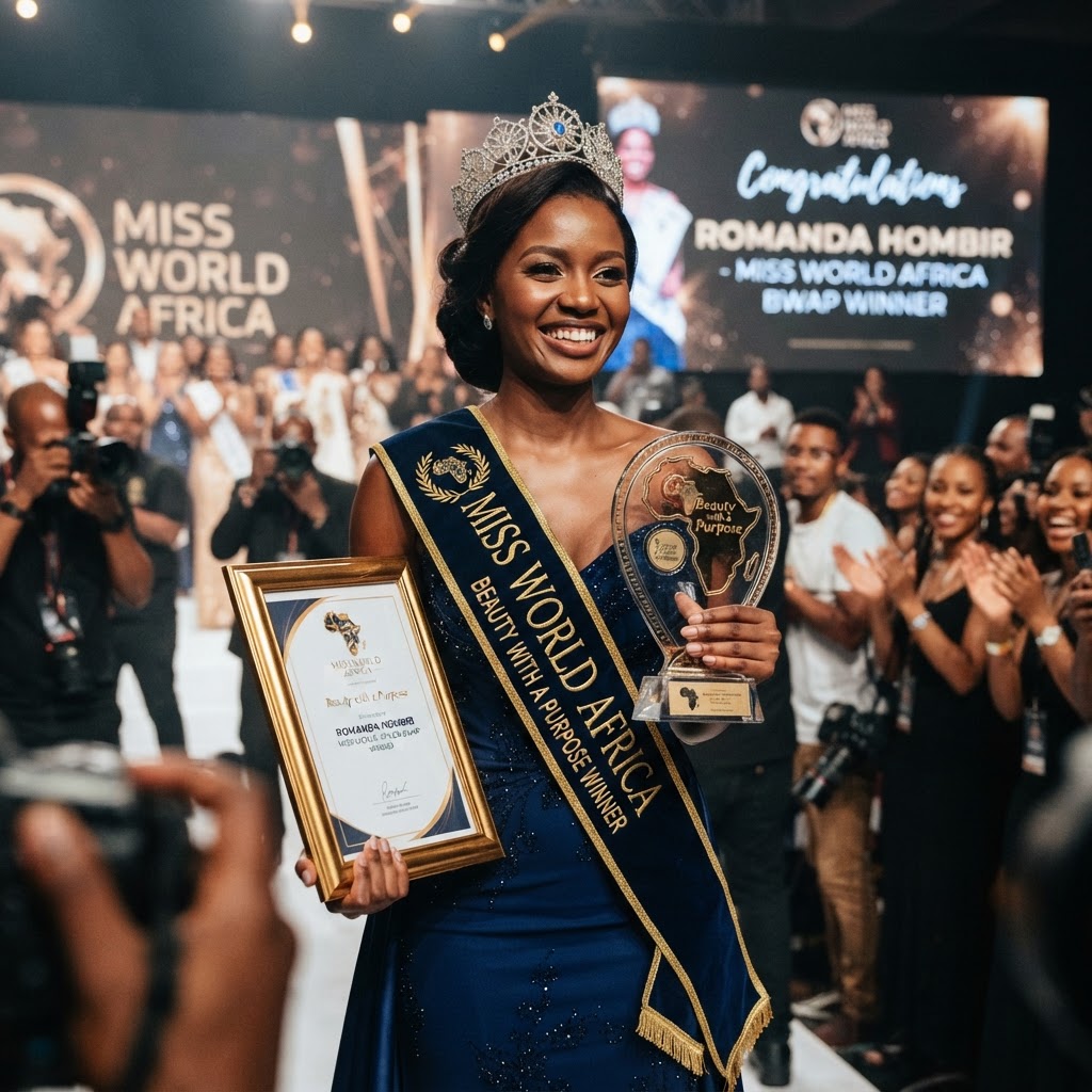 Miss World South Africa Romanda Hombir Wins 2026 Miss World Africa Challenge