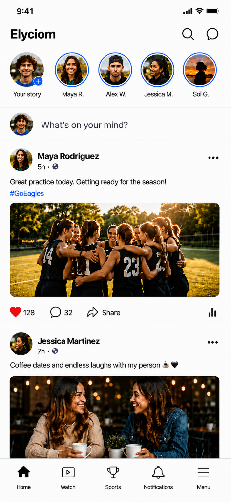 Elyciom social feed
