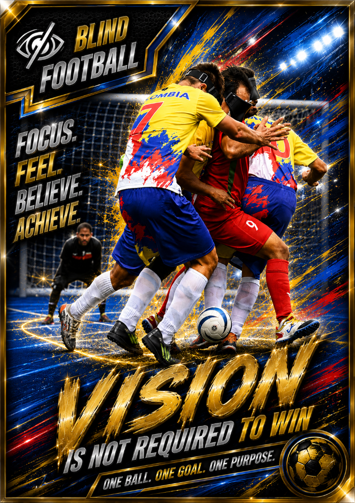 Blind Football — Vision Is Not Required To Win