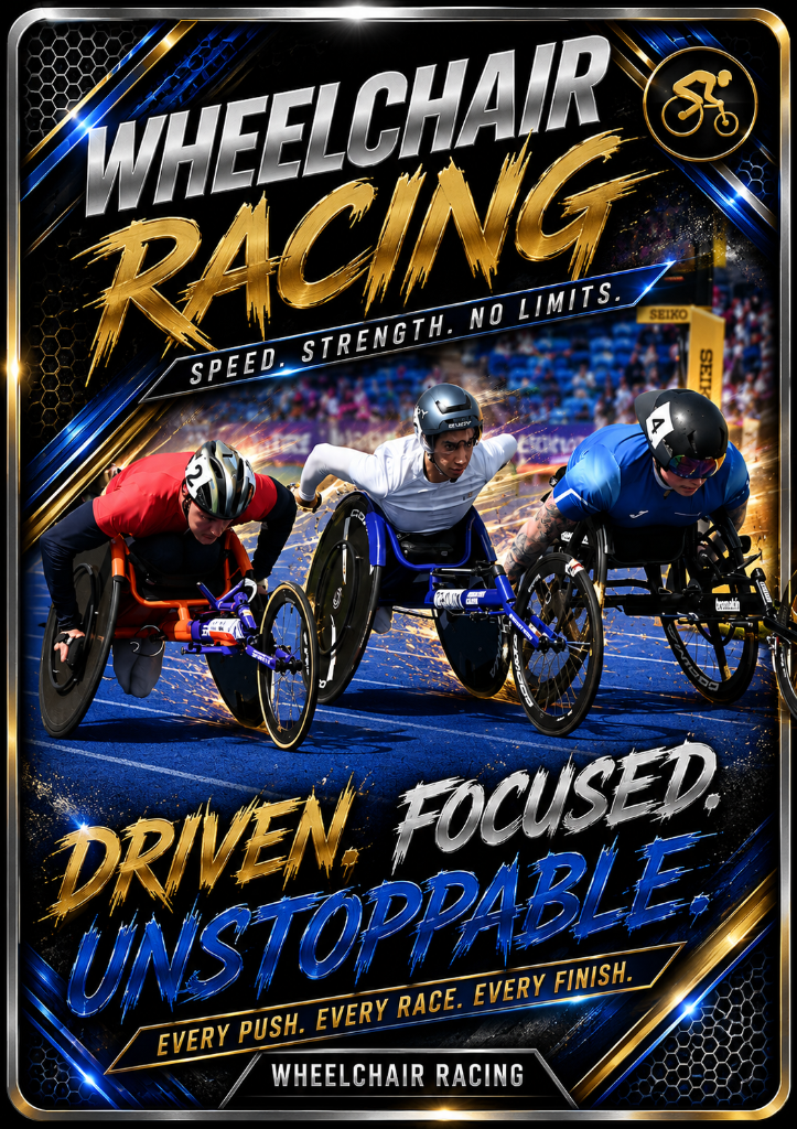 Wheelchair Racing — Driven. Focused. Unstoppable.