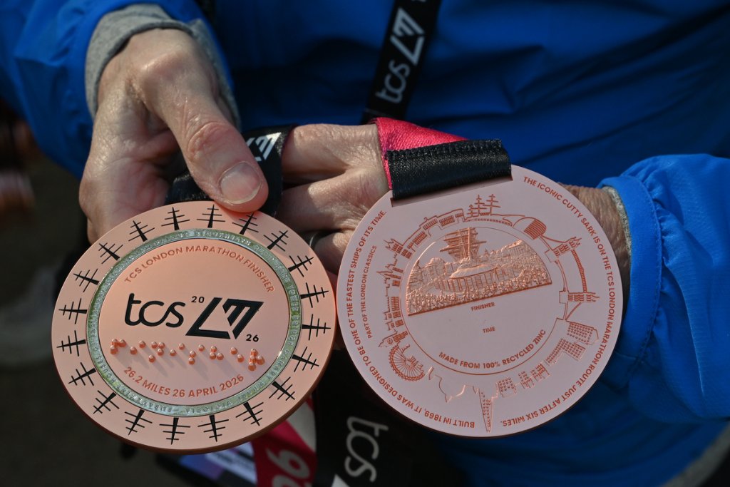 Marathons athlete in competition