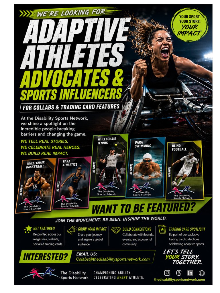 Could You Be the Next Face of the Disability Sports Network?