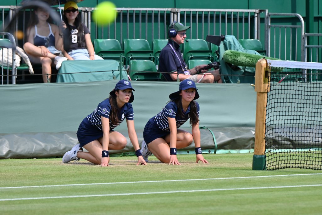 Wheelchair Tennis athlete in competition