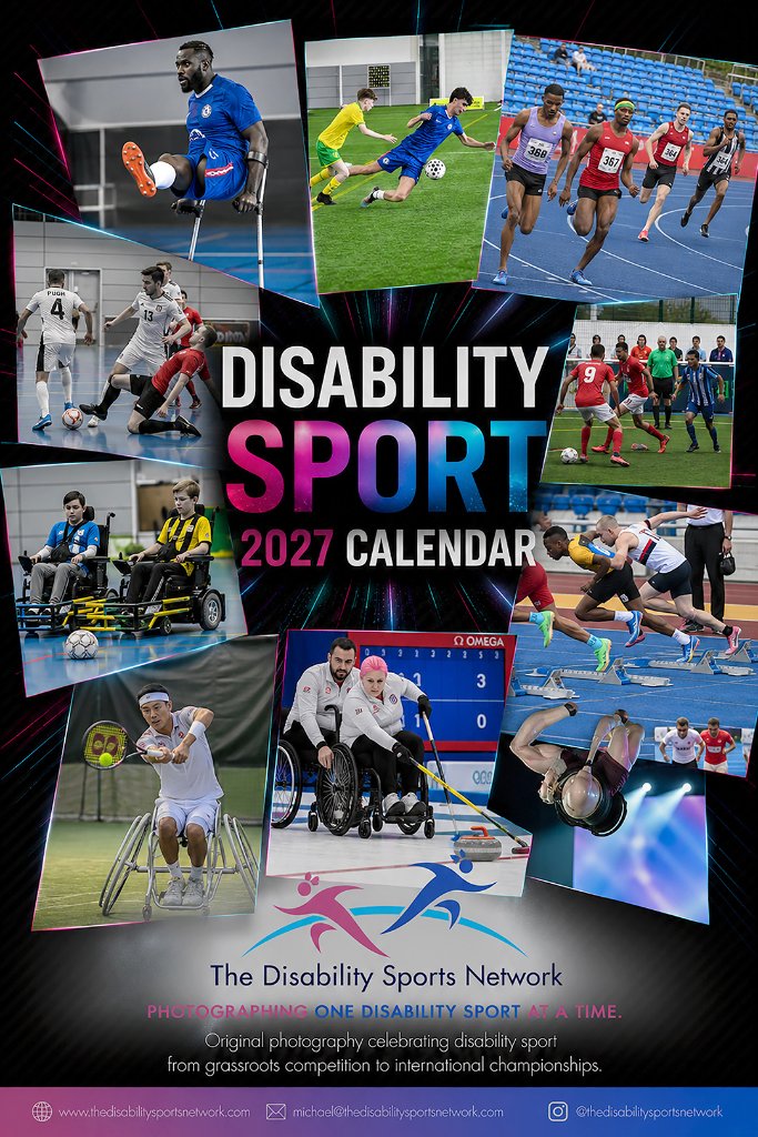 Disability Sport 2027 Calendar — front cover