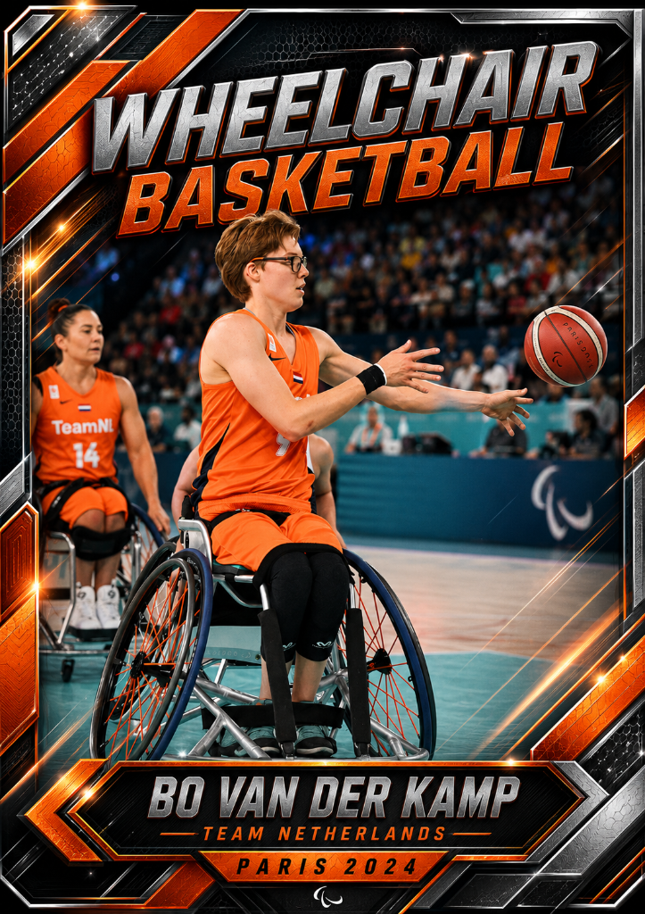 Wheelchair Basketball — Bo Van Der Kamp, Team Netherlands