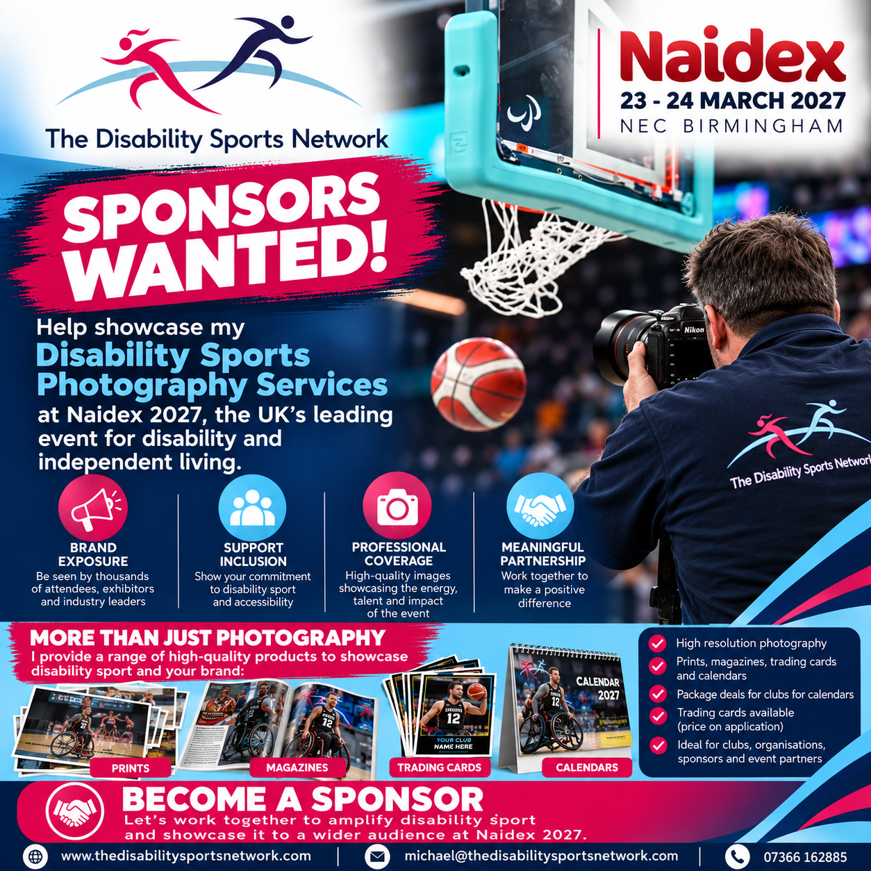 Looking Ahead to Naidex 2027 — Could You Help Me Get There?