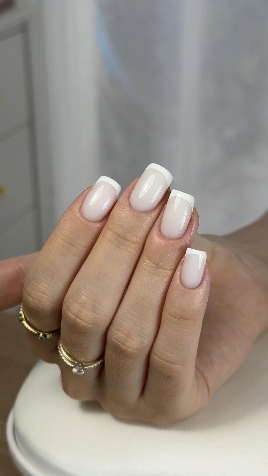 French carré blanc