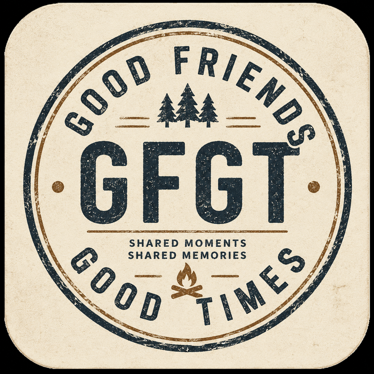 Good Friends Good Times logo