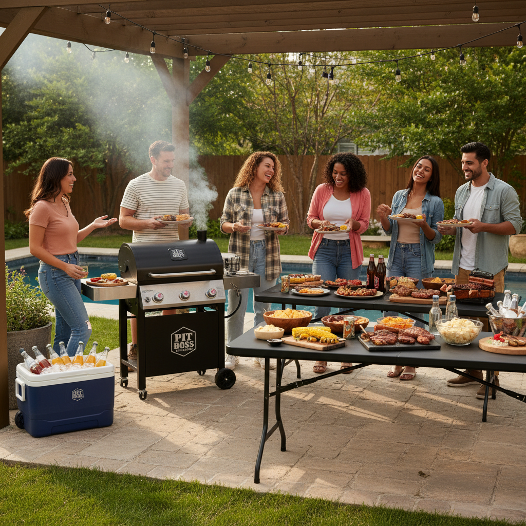 Enjoy Game Day - Grill rental step for DFW events