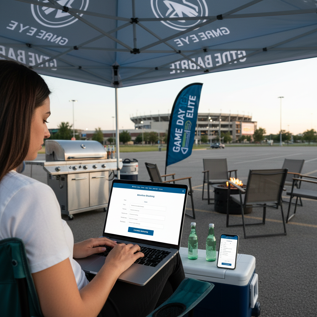 Book Online - Grill rental step for DFW events