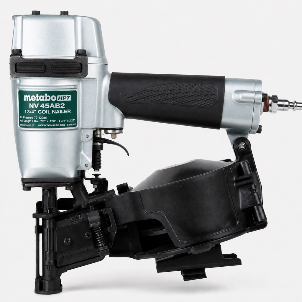 Metabo HPT NV45AB2M Coil Roofing Nailer - HPT-NV45AB2M 