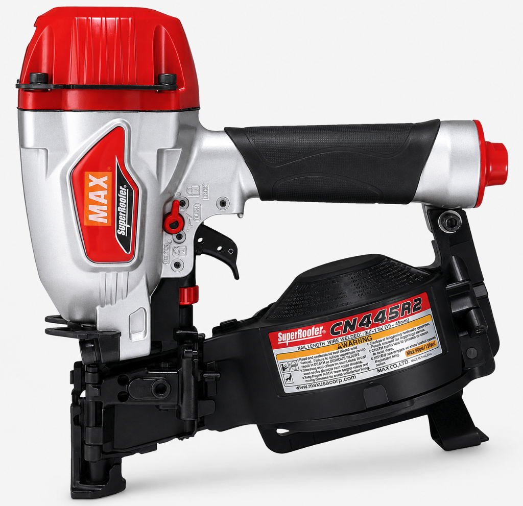 MAX CN445R2 Coil Roofing Nailer - MAX-CN445R2 
