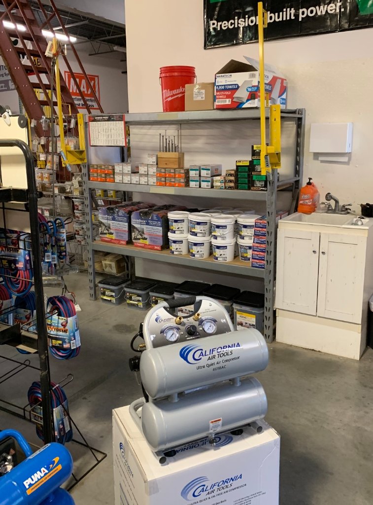 California Air Tools compressor on display at Fastener Express