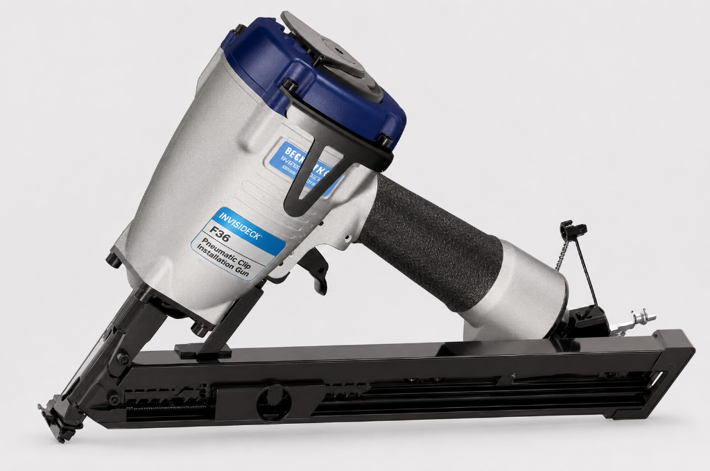 BECK INVISIDECK F36 Pneumatic Clip Installation Gun - BECK-F36 