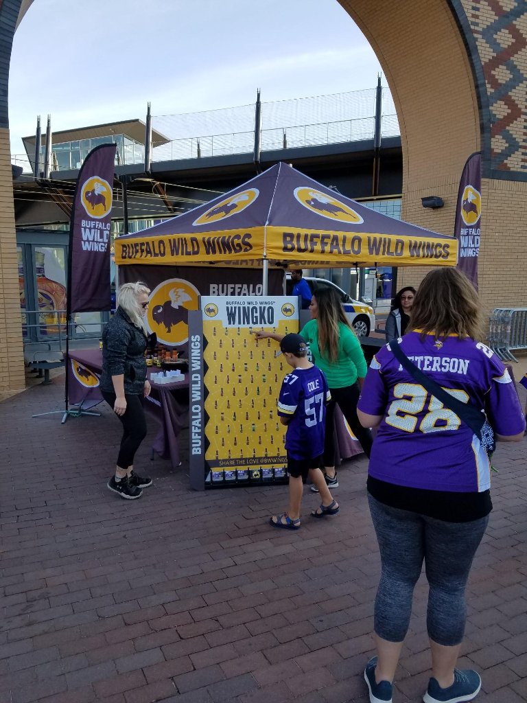 Buffalo Wild Wings 60" Custom Drop A Puck with Further Customization