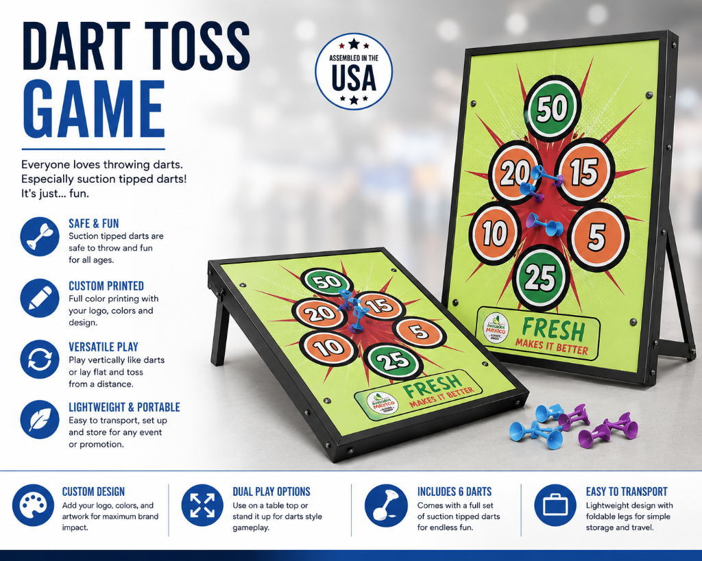 Custom Dart Toss Game