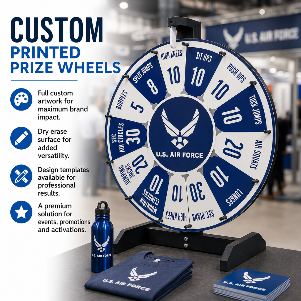 Custom Printed Prize Wheels