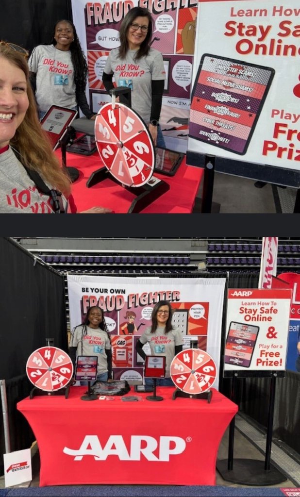 AARP Fraud Fighter Prize Wheels