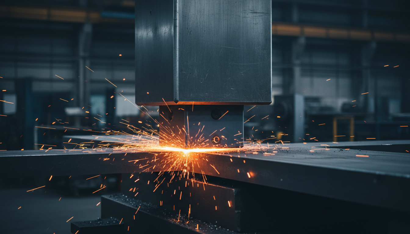 Presse plieuse hydraulique en action