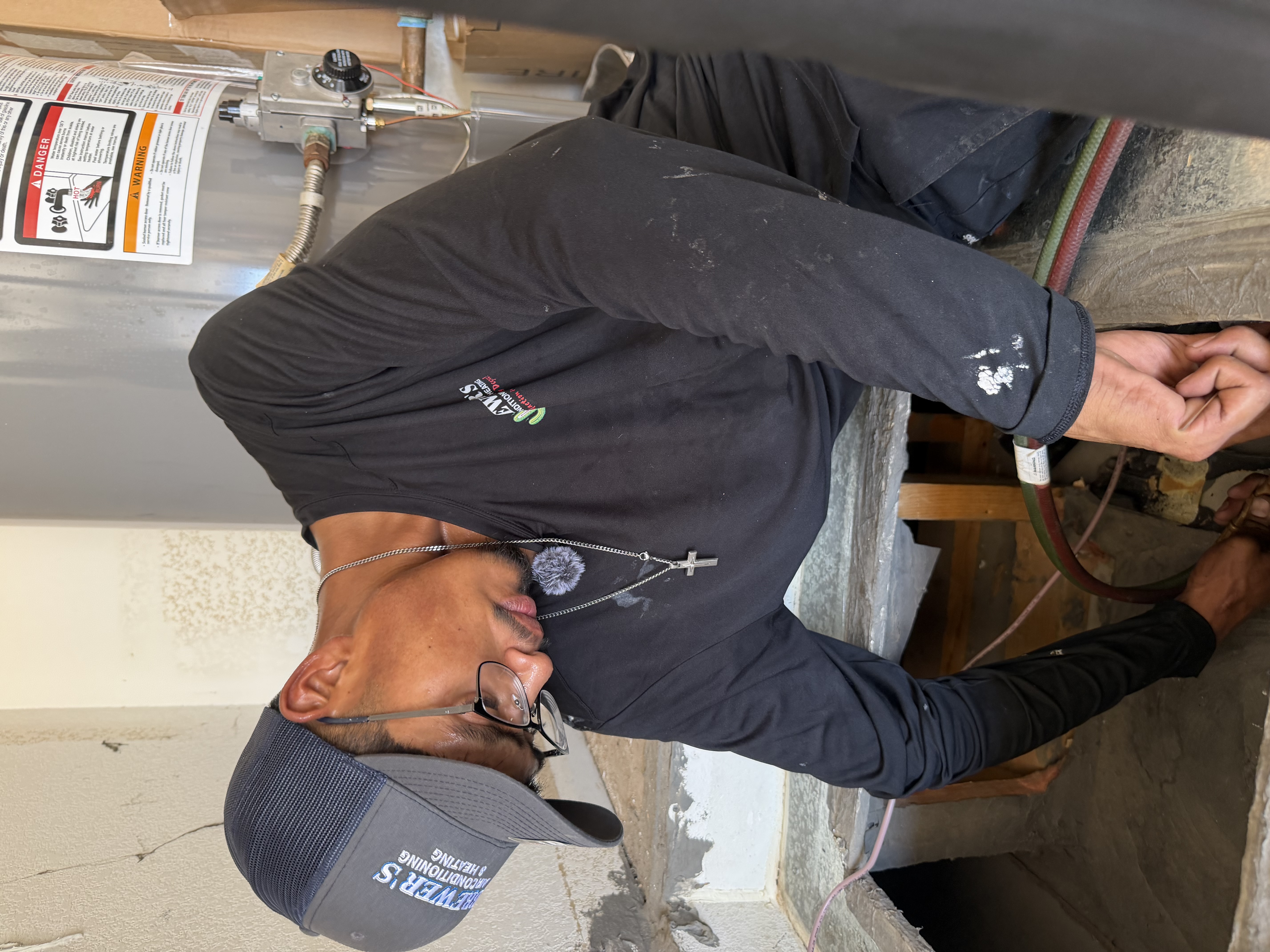 Andrew, Brewer's HVAC technician