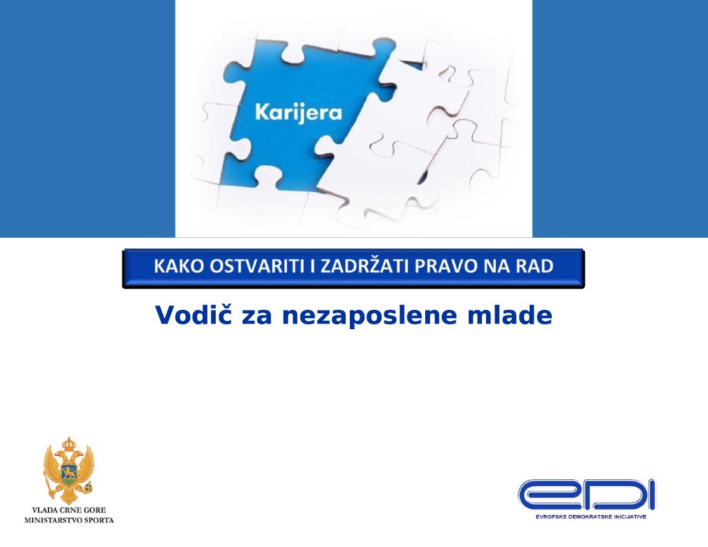 Poster – Podrška održivom zapošljavanju mladih