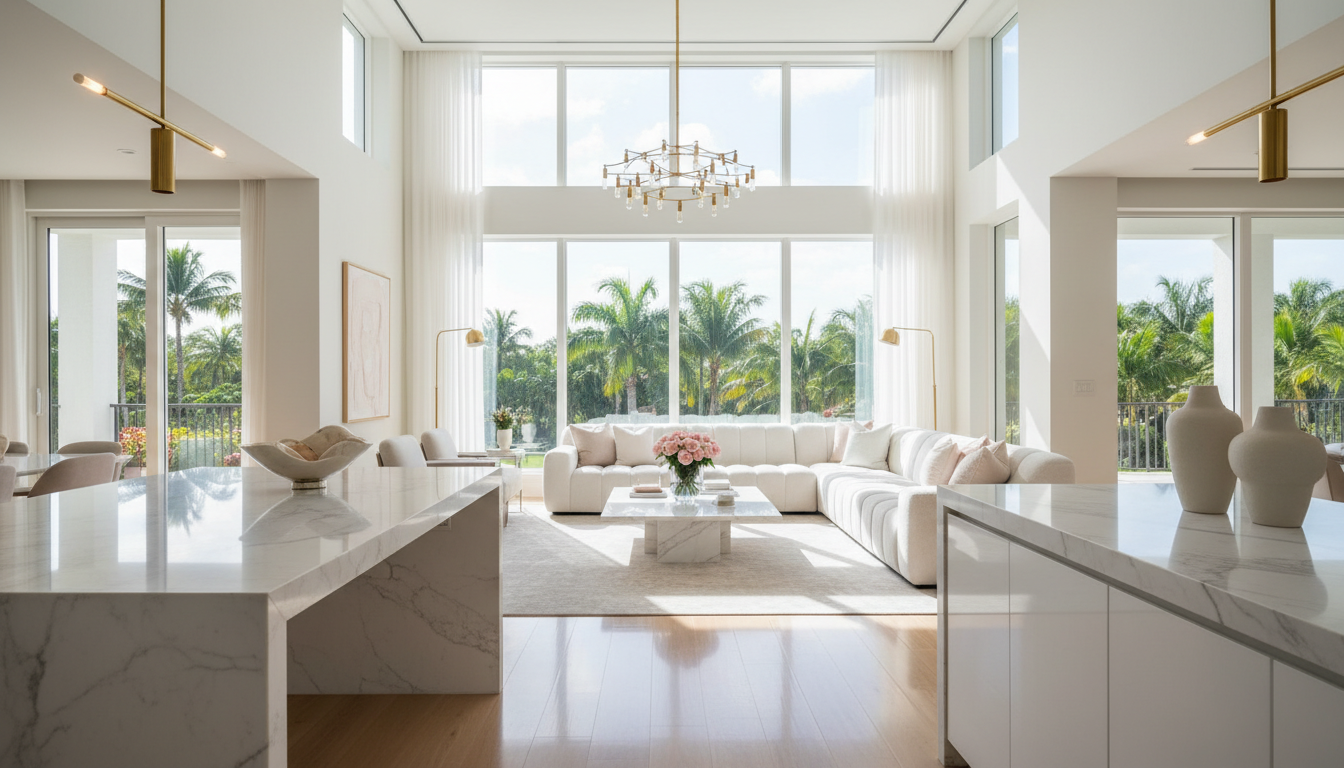 Luxury clean home interior