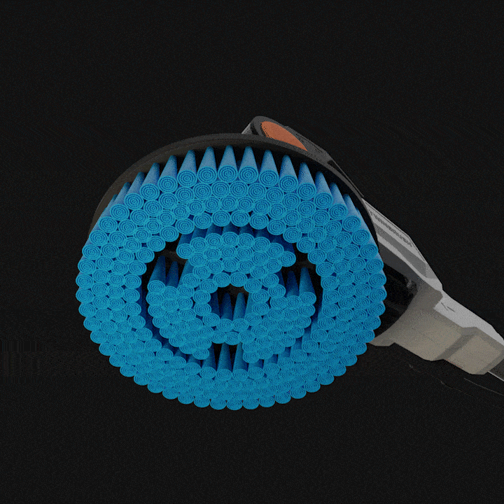 Counter-Rotating Brushes