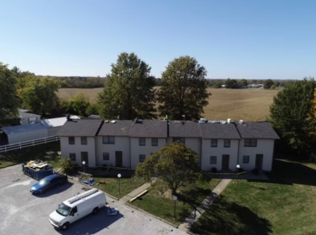 Commercial Flat Roof · TPO Installation