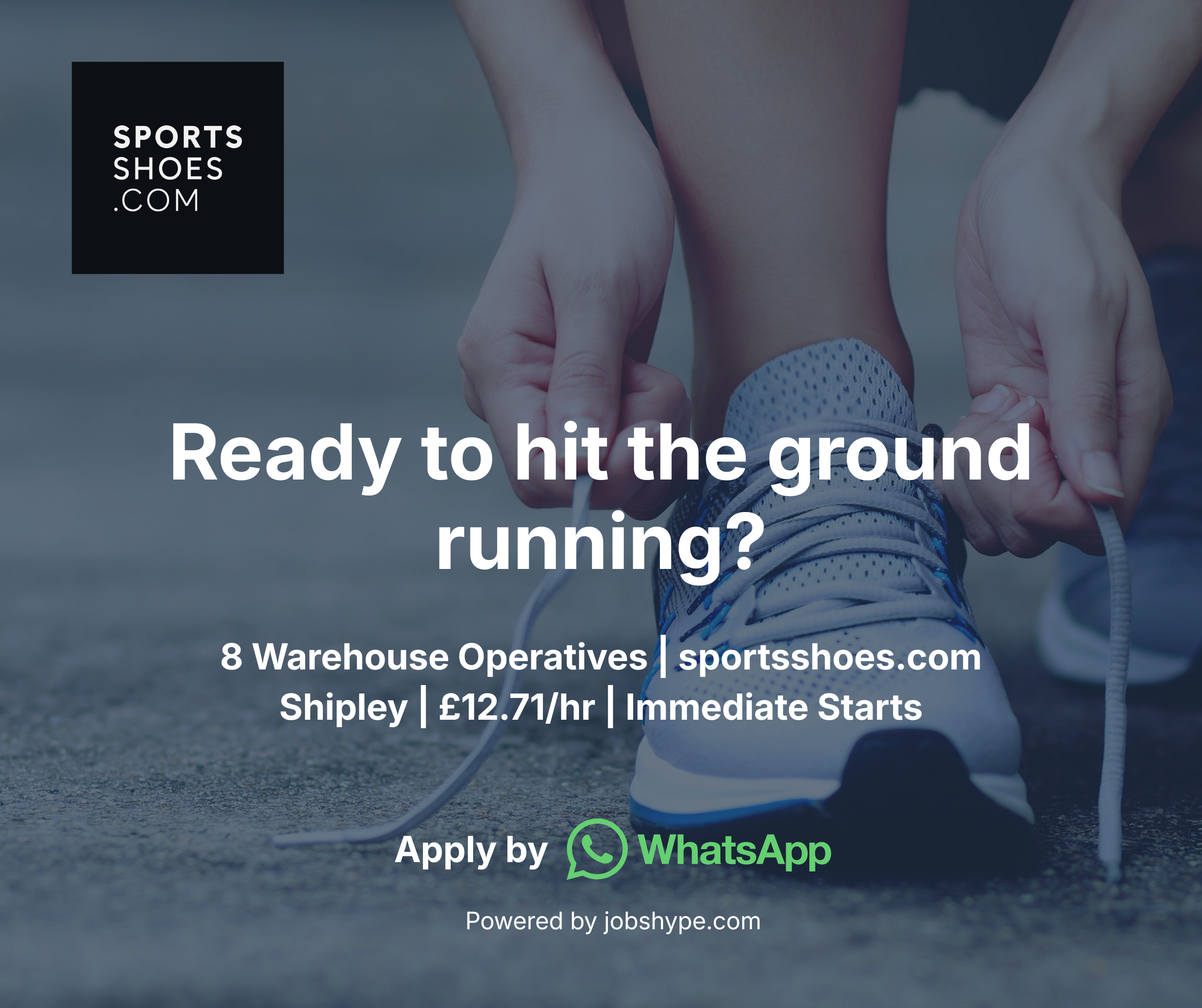 Warehouse operative recruitment artwork