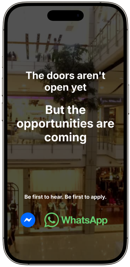 Upcoming opportunities mobile preview