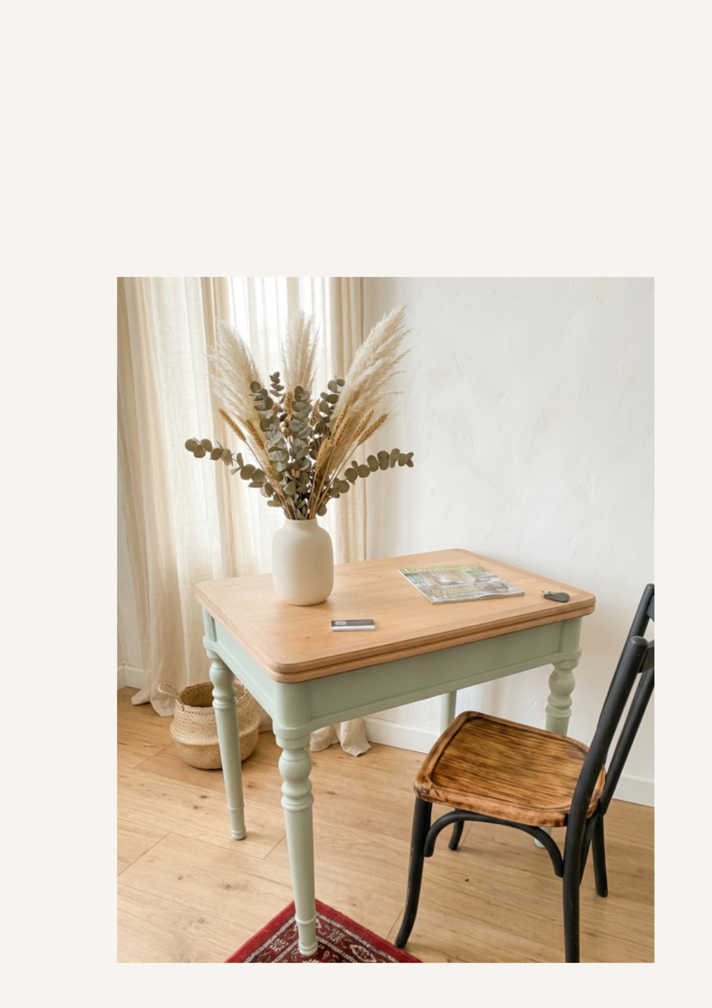 Table sauge & pampas
