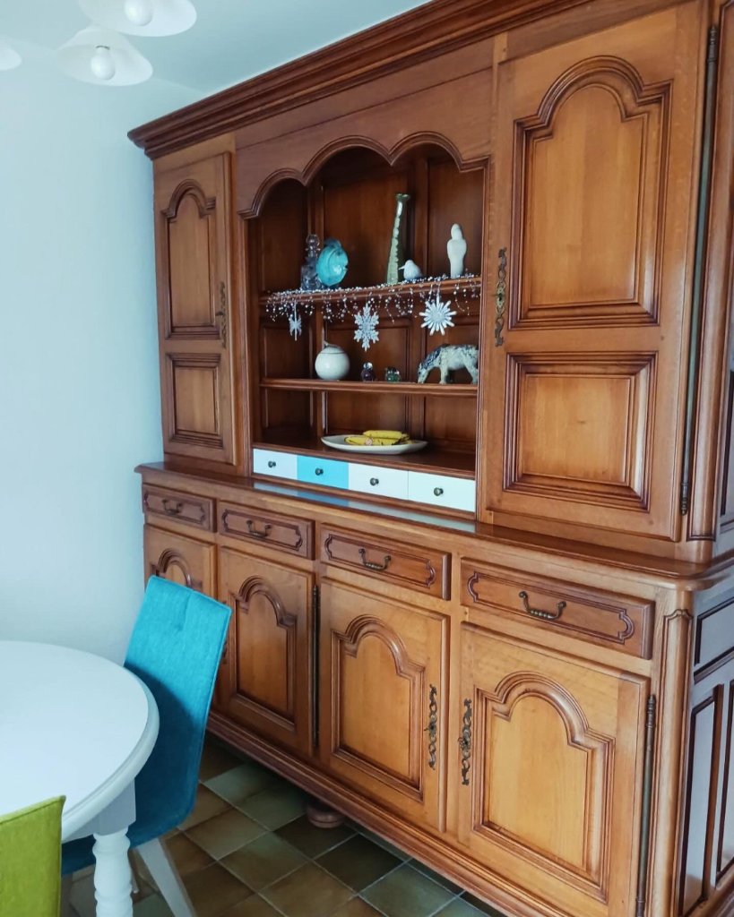 Buffet vaisselier chêne