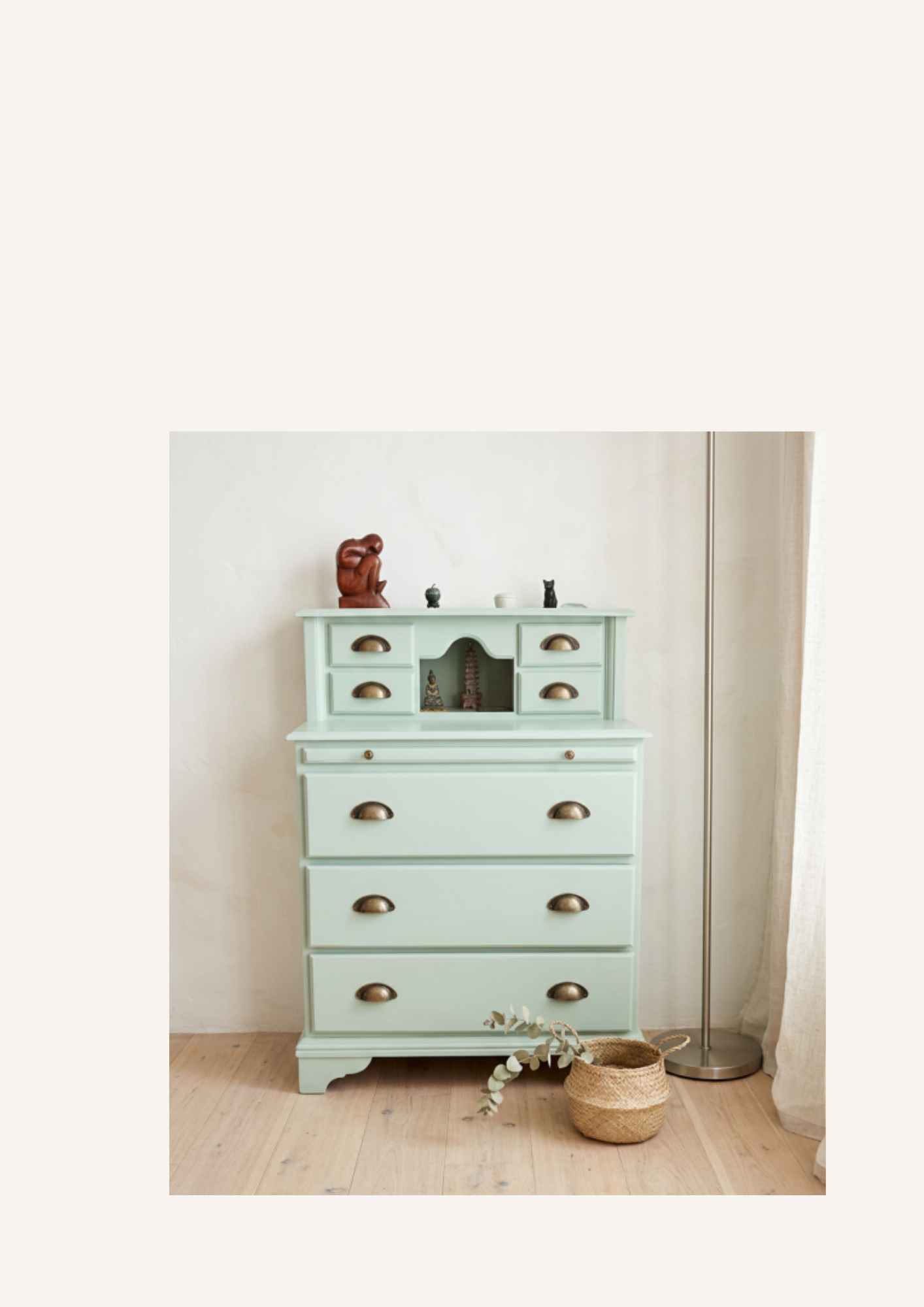 Secrétaire vert menthe