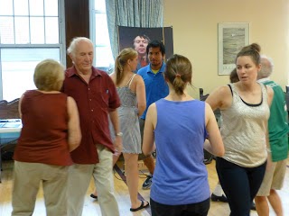 Set dancing at the IAHC · Photo from the Francis O'Neill Club