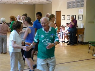 Set dancing at the IAHC · Photo from the Francis O'Neill Club