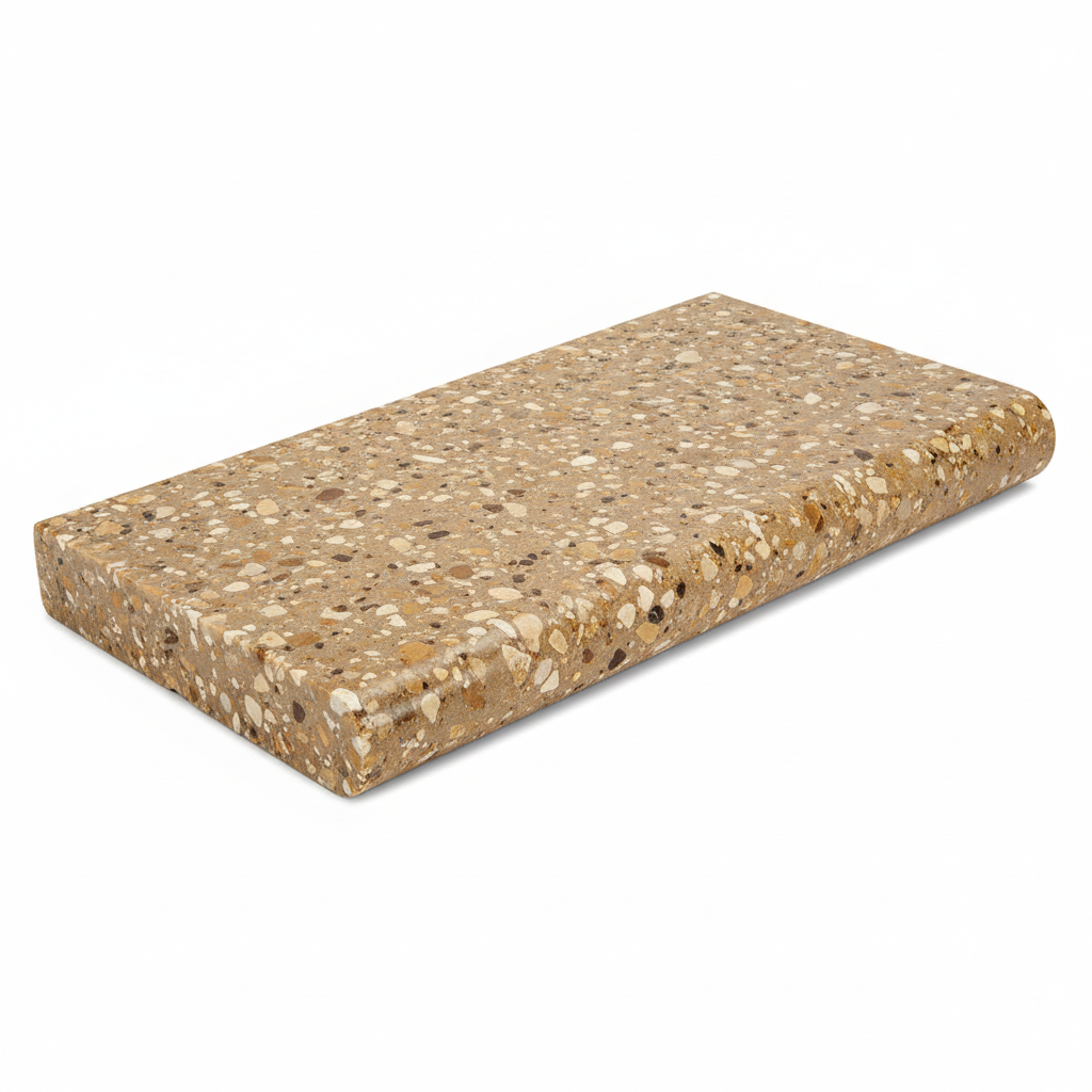 Pool Coping 12x24 Beach Sand - Bullnose