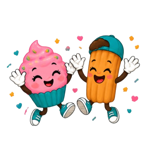 Chispita cupcake mascot